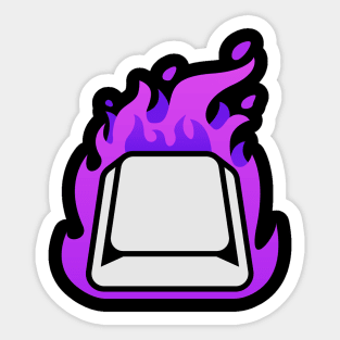 Fire Keycap Sticker